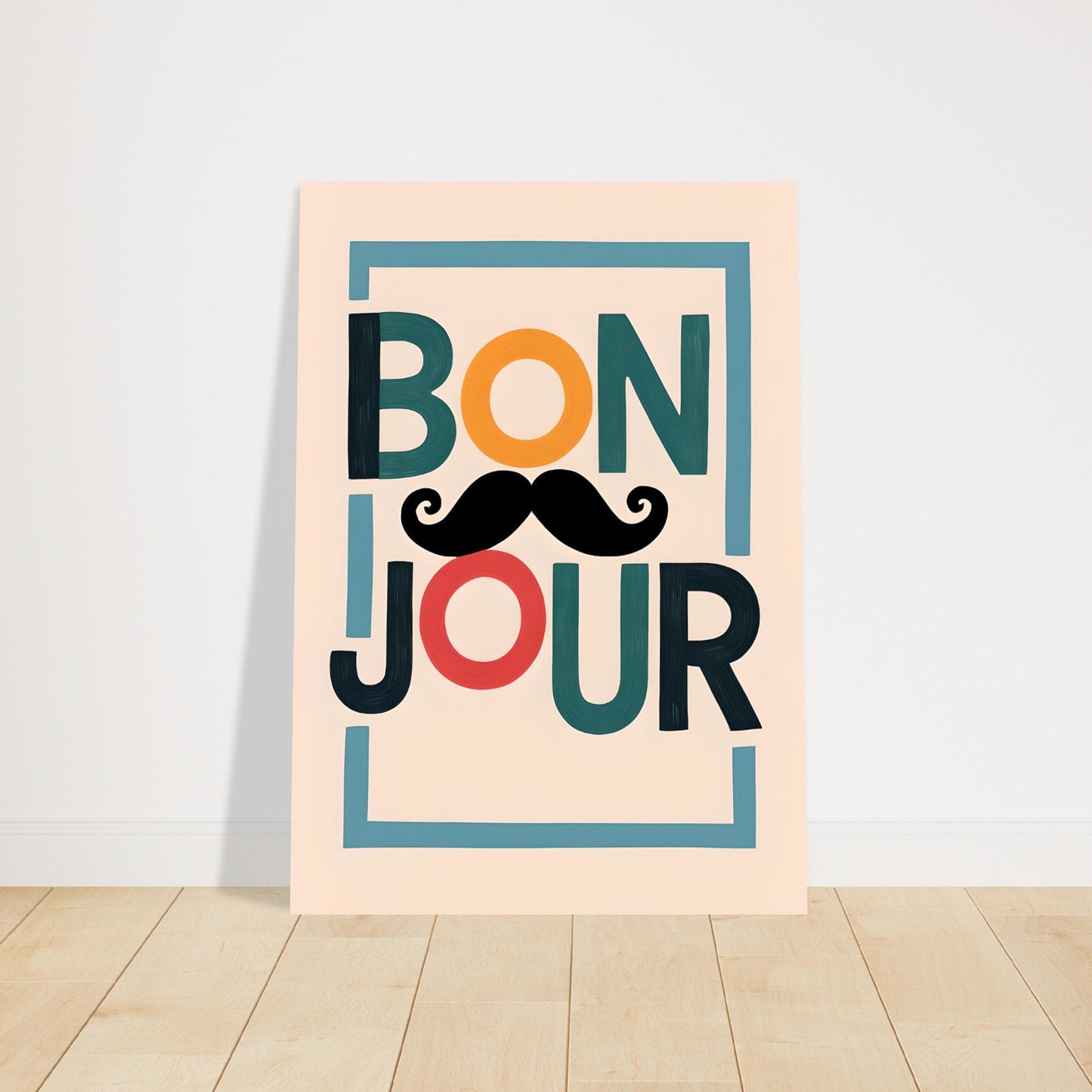 Bonjour Wall Art – French Café Poster