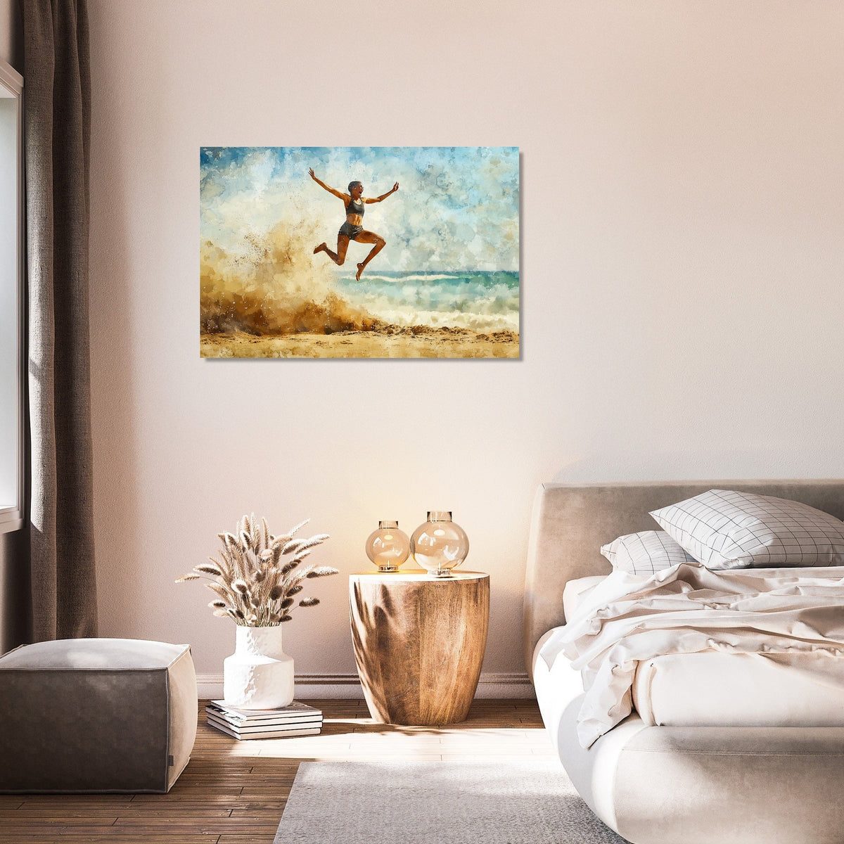 Leap Over Sand Canvas