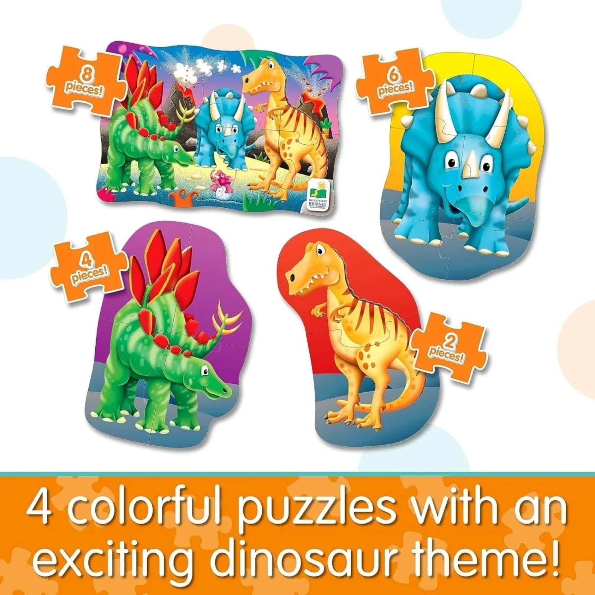 My First Puzzle Sets 4-in-1 Puzzle Set - Dino