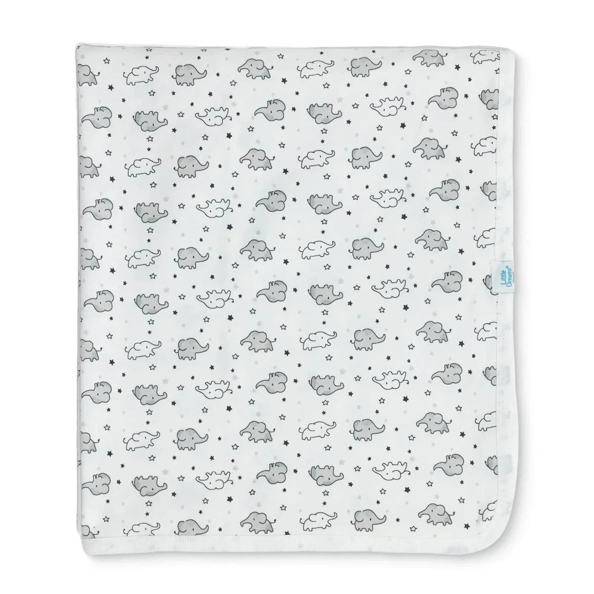 Little Dreams Boys Cotton Jersey Blankets - Ecru