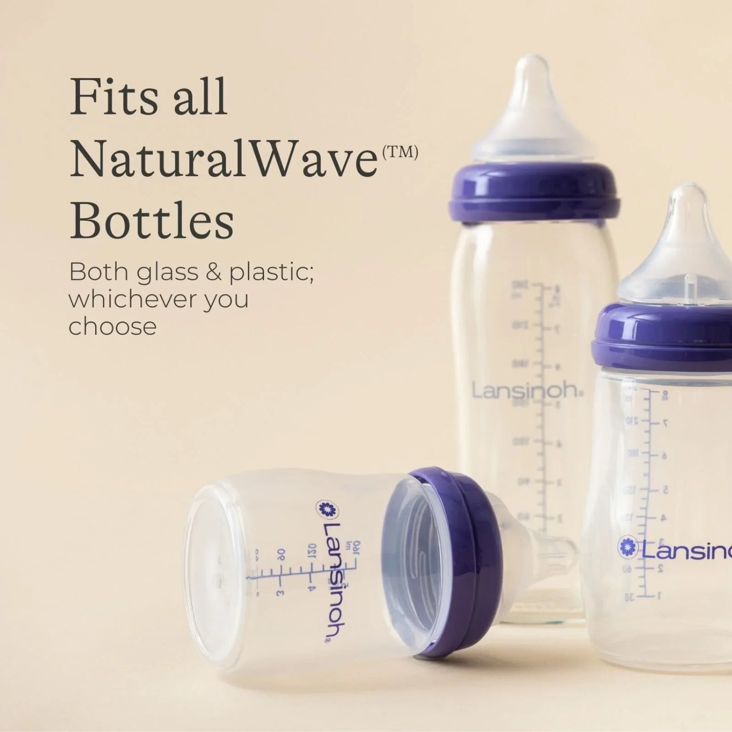 Lansinoh NaturalWave Slow Flow Teats Pack of 2