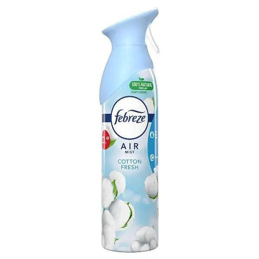 Febreze Air Freshener Spray Cotton Fresh 300ML (Case of 6)