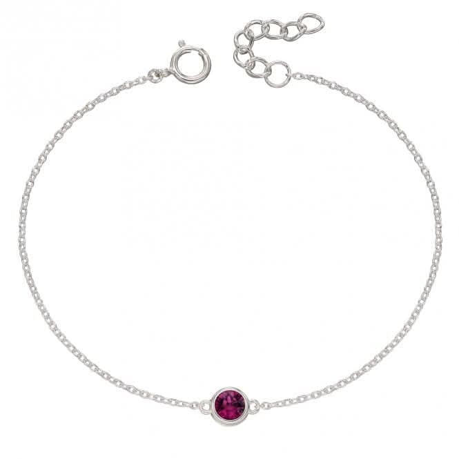 February Birthstone Bracelet with Swarovski Crystal B5285