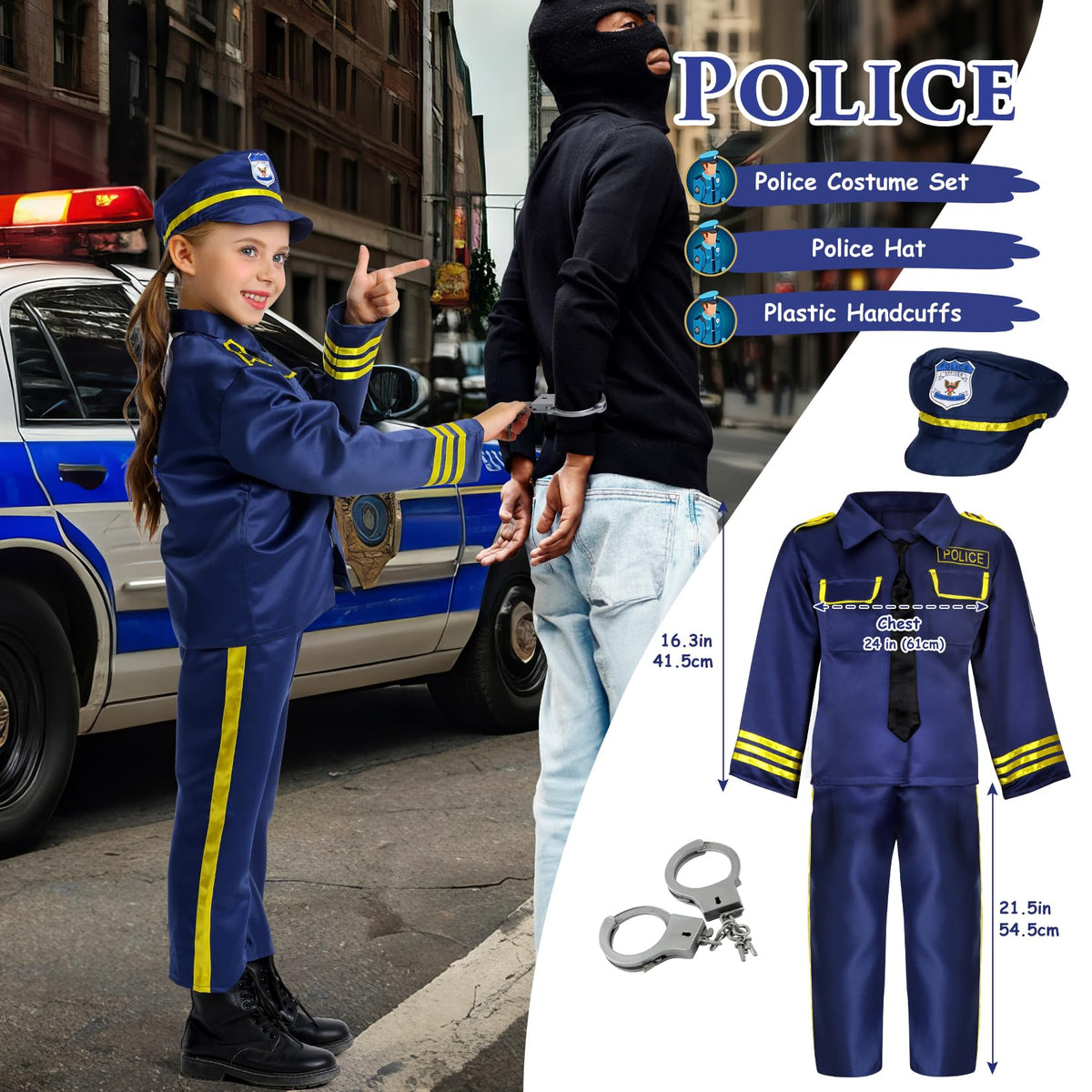 Fedio 14Pcs Toddler Dress Up Set – 4 Costumes for 3–6 Years