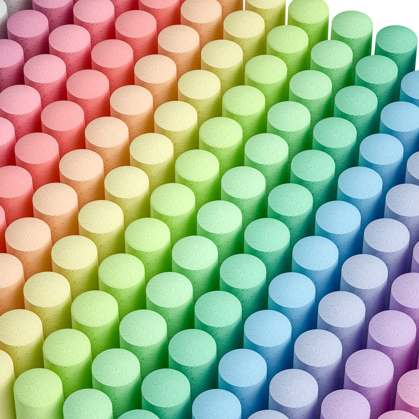 Feela 168 Pack Sidewalk Chalk – Jumbo 14-Color Outdoor Chalk Set for Kids