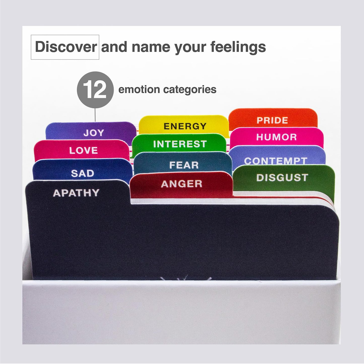 FeelWise 156 Emotion Cards Deck – Master Emotional Intelligence & Build Resilience