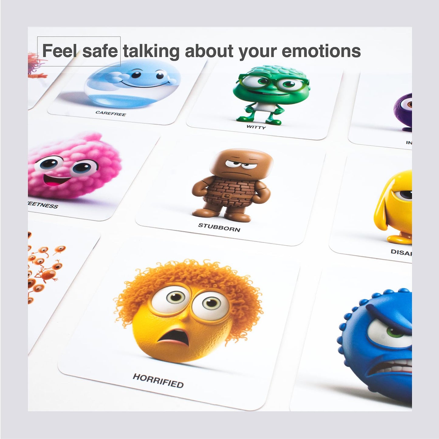 FeelWise 156 Emotion Cards Deck – Master Emotional Intelligence & Build Resilience