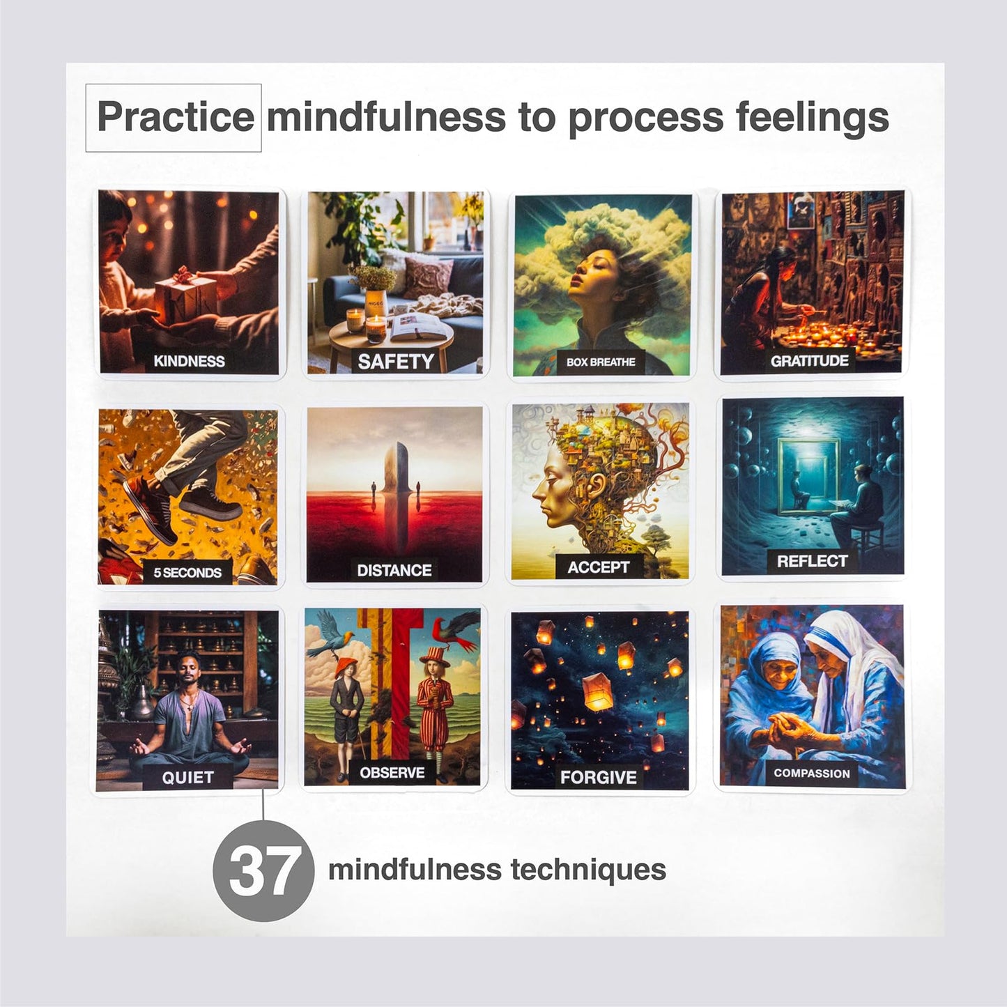 FeelWise 156 Emotion Cards Deck – Master Emotional Intelligence & Build Resilience