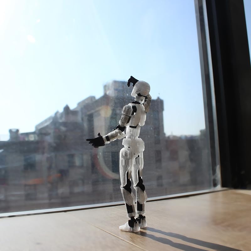 Feetcant Titan 13 Action Figure – 2025 Lucky Robot, 3D Printed, Transparent Variant