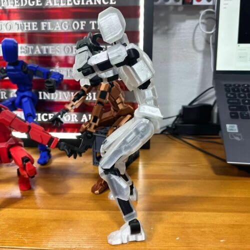 Feetcant Titan 13 Action Figure – 2025 Lucky Robot, 3D Printed, Transparent Variant