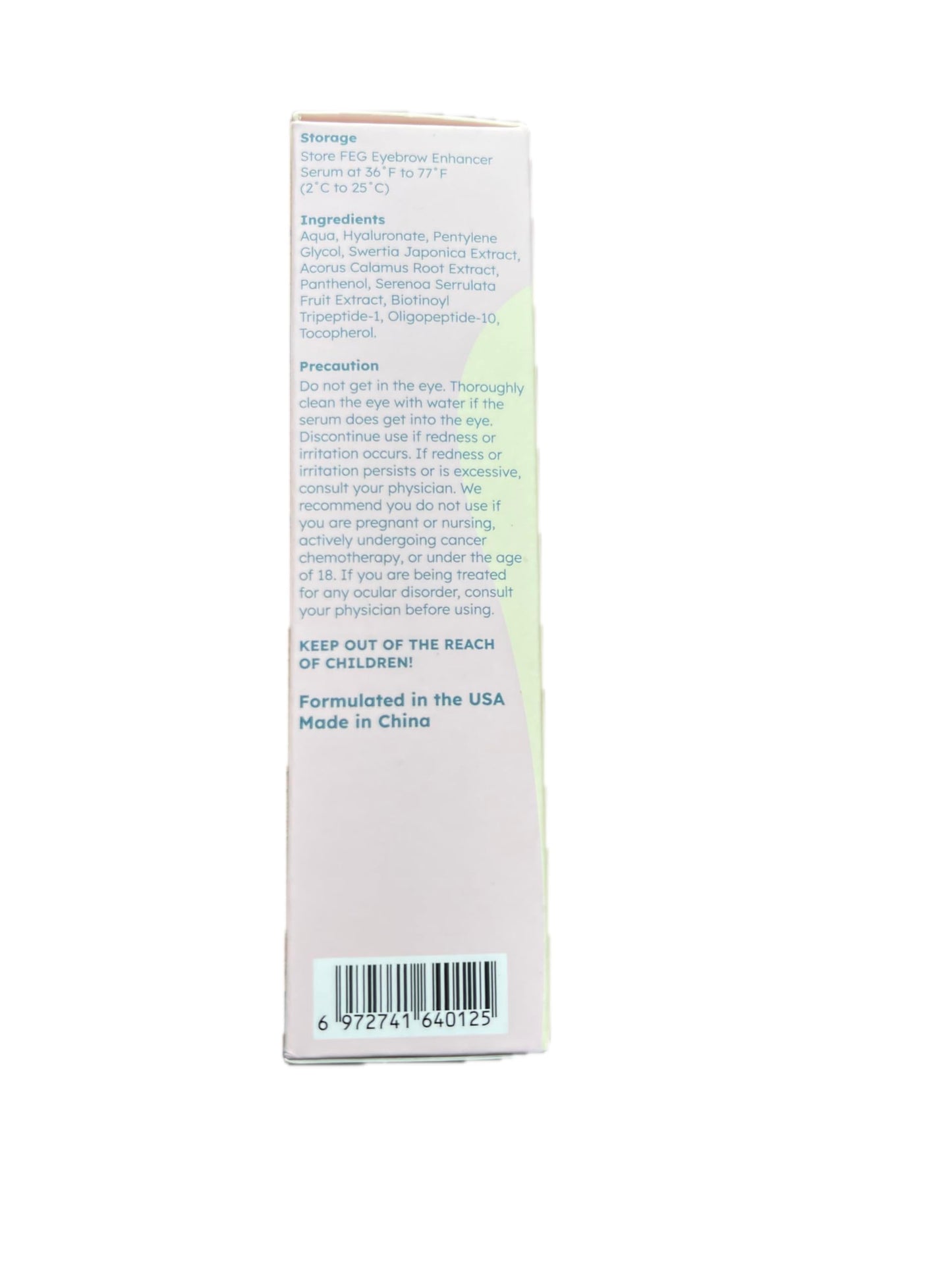 FEG Eyebrow Enhancer Serum – 2-Pack (3ml Each) for Fuller Brows