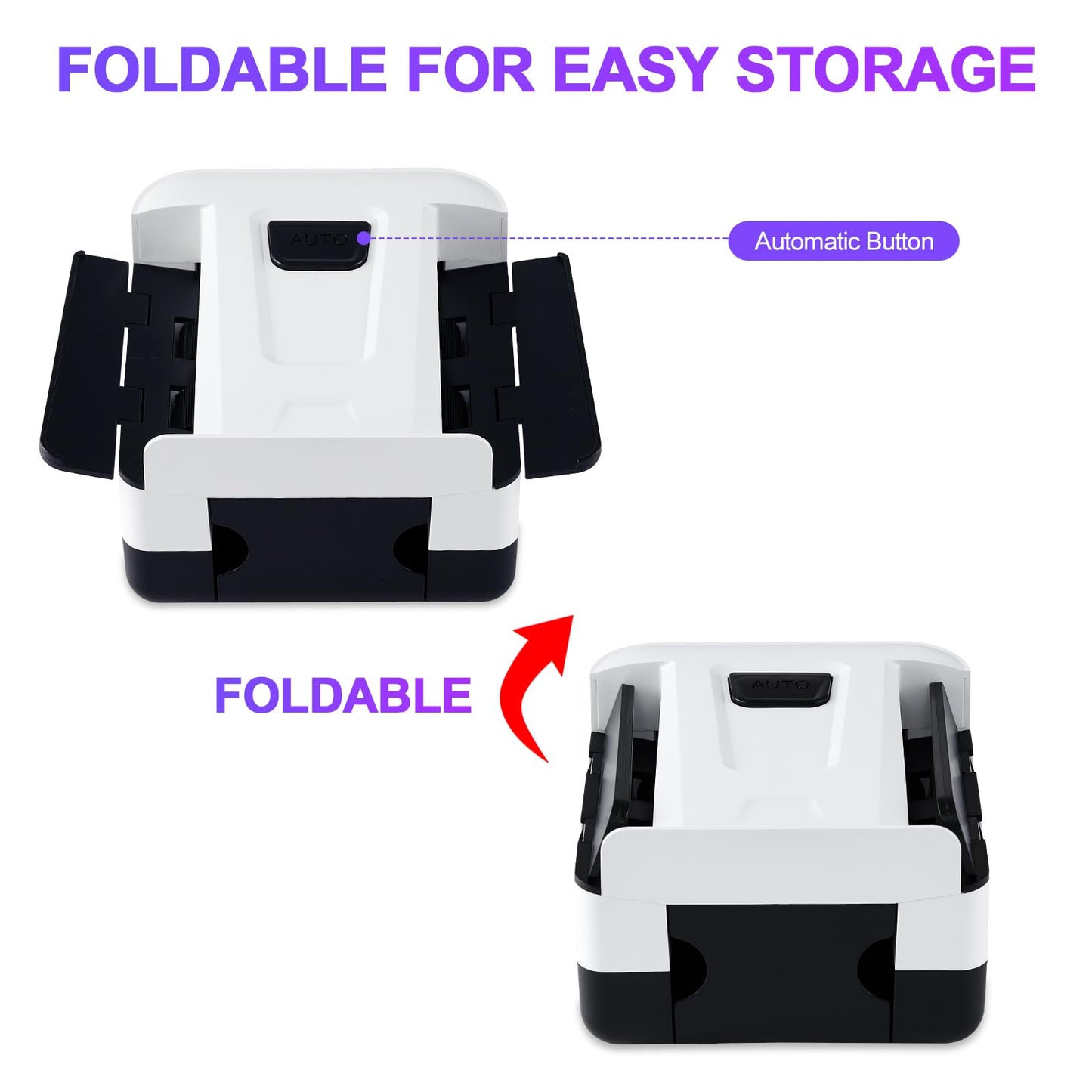 FEIERYA Automatic Card Shuffler 2 Deck – Rechargeable Shuffling Machine for UNO, Poker & Home Games