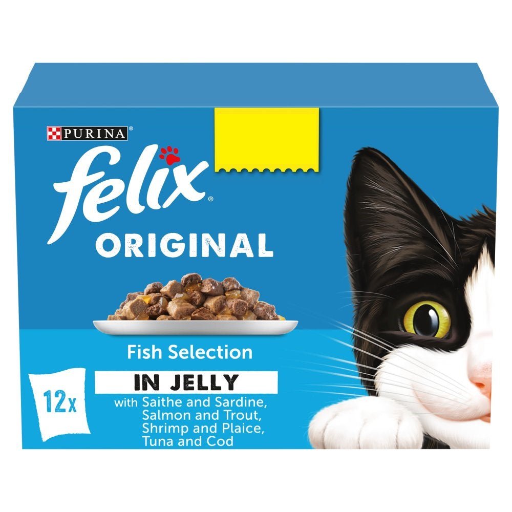 Felix Original Fish Selection in Jelly 12x85g (Case of 4)