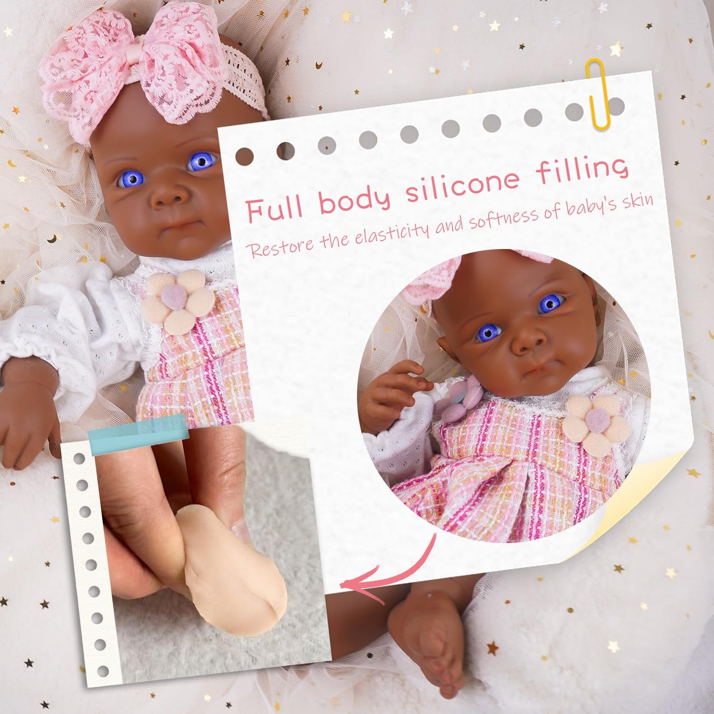 FemmeForm Special Edition 20-Inch Full Silicone Baby Doll | Reborn, Sleeping Baby, Gift Box