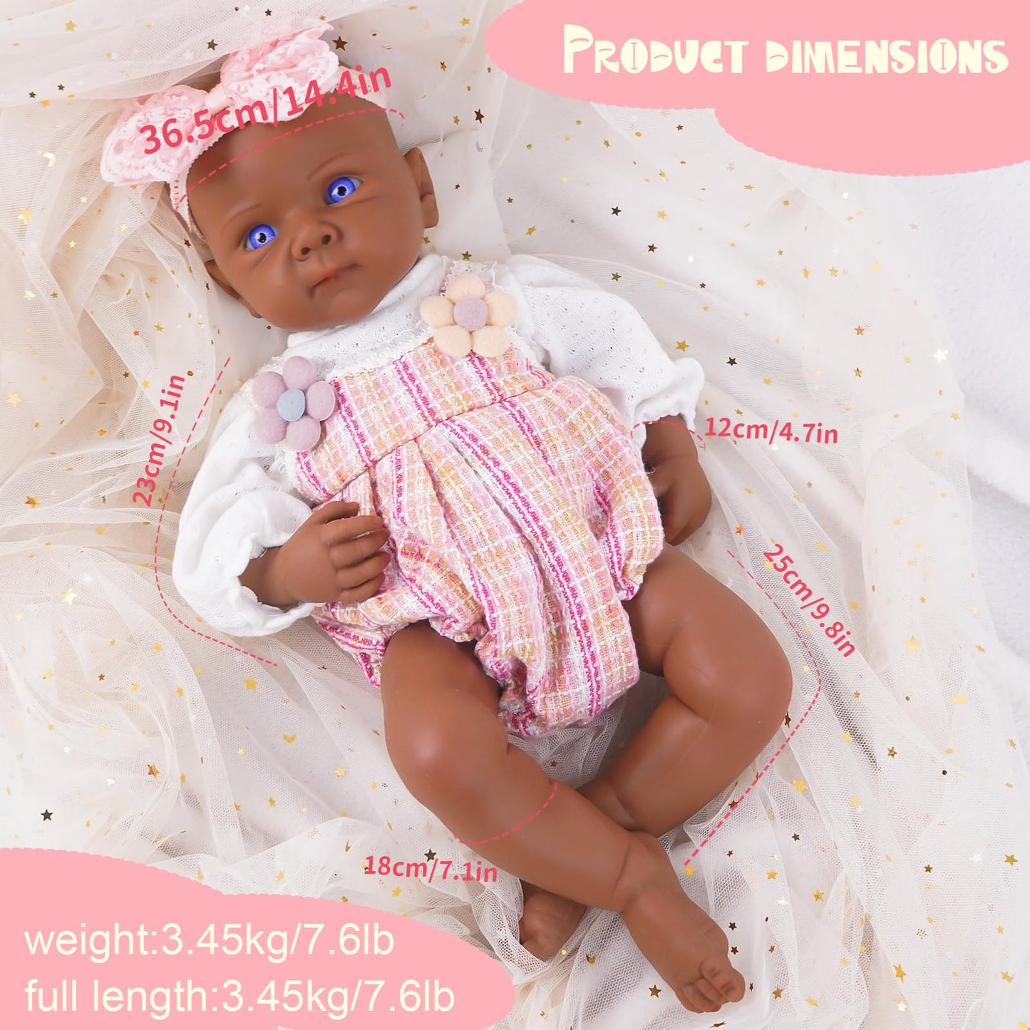 FemmeForm Special Edition 20-Inch Full Silicone Baby Doll | Reborn, Sleeping Baby, Gift Box
