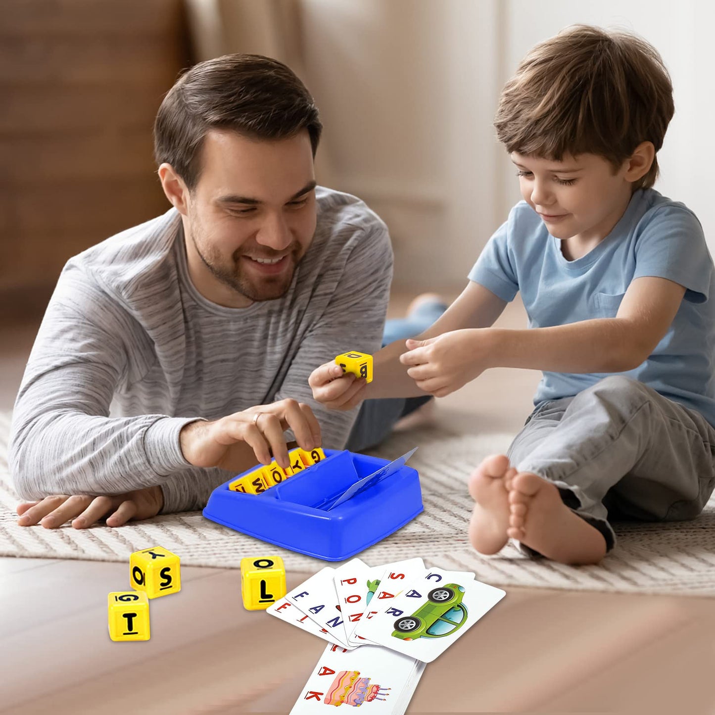 Fenikso Matching Letter Game - Alphabet, Spelling & Word Reading for Kids 3-8 | Educational Toy