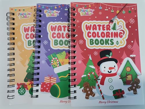 FEREDO KIDS Coloring Books Party Favors — 24-Pack Watercolor Mini Books for Kids