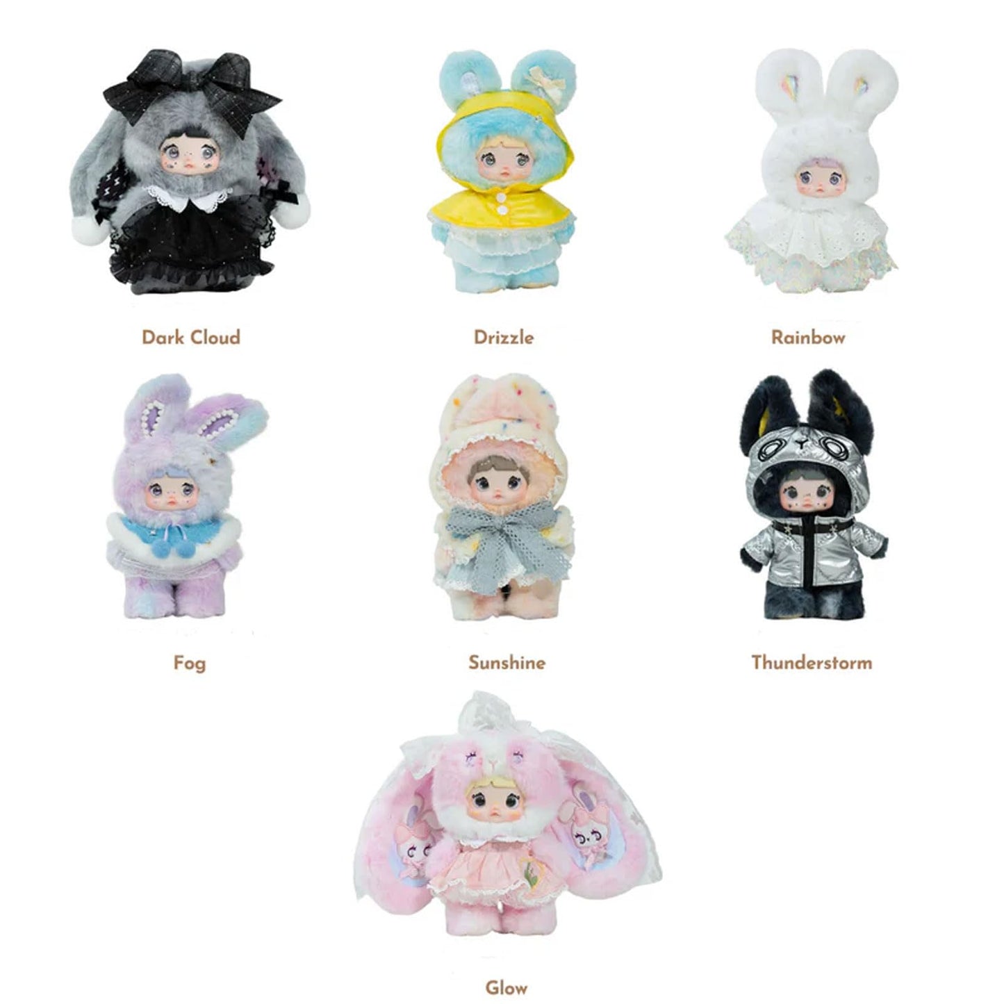 Fesuphy Nommi Weather Forecast Blind Box Plush – 7 Styles + Sunset Glow Chase