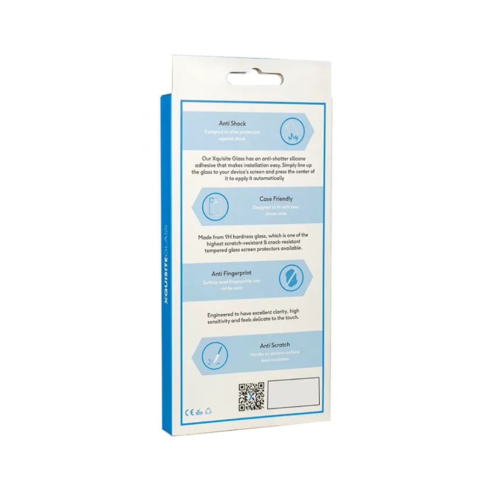 Xquisite 2D Glass Screen Protector Shield for iPhone 16 & iPhone 15