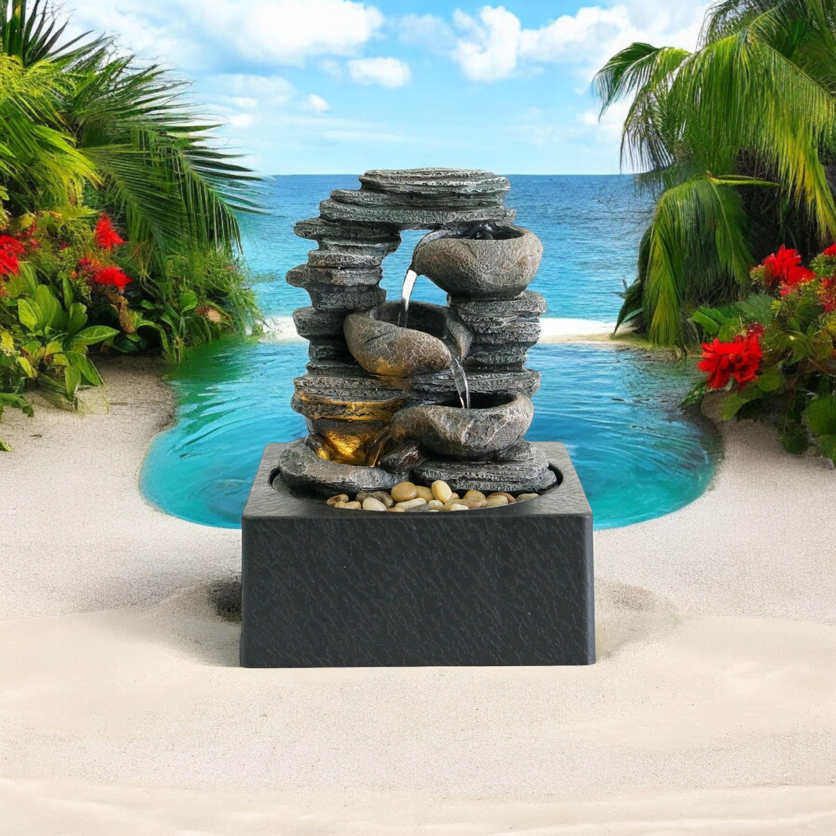 24CM TABLE TOP INDOOR WATER FOUNTAIN