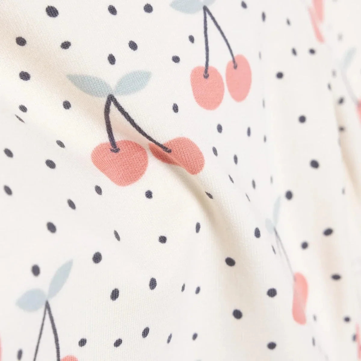 HelloBaby Dungaree-Tshirt - Ecru Printed