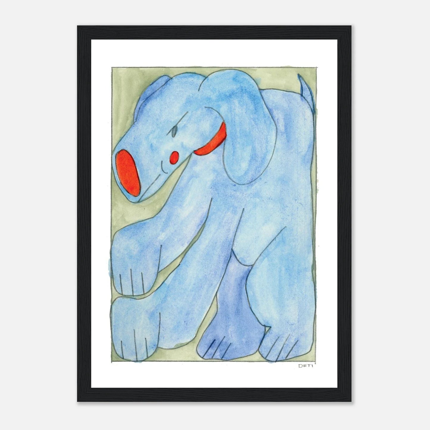 Hayley Deti - 'Boog 2 (Mischief)' Framed Print