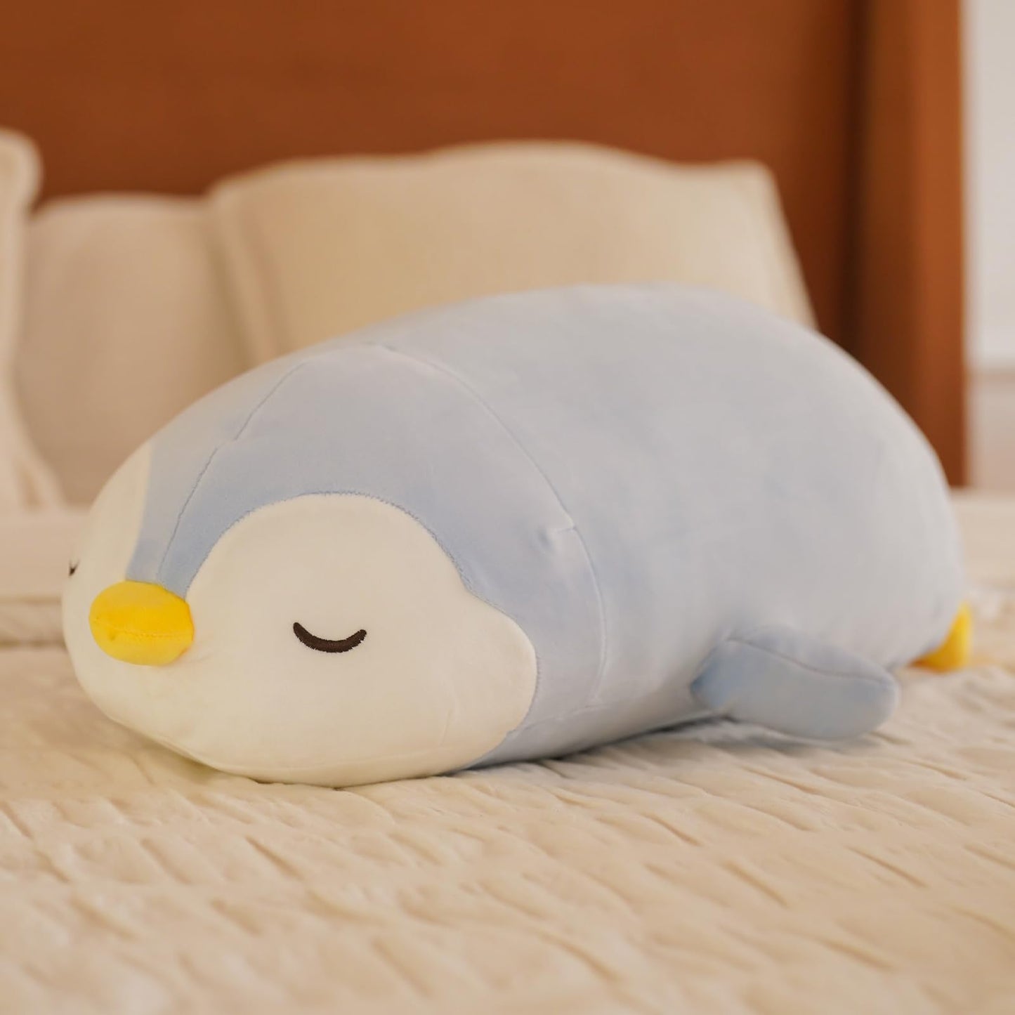 FFxiong 22-Inch Penguin Plush Pillow – Large Soft Body Toy for Kids