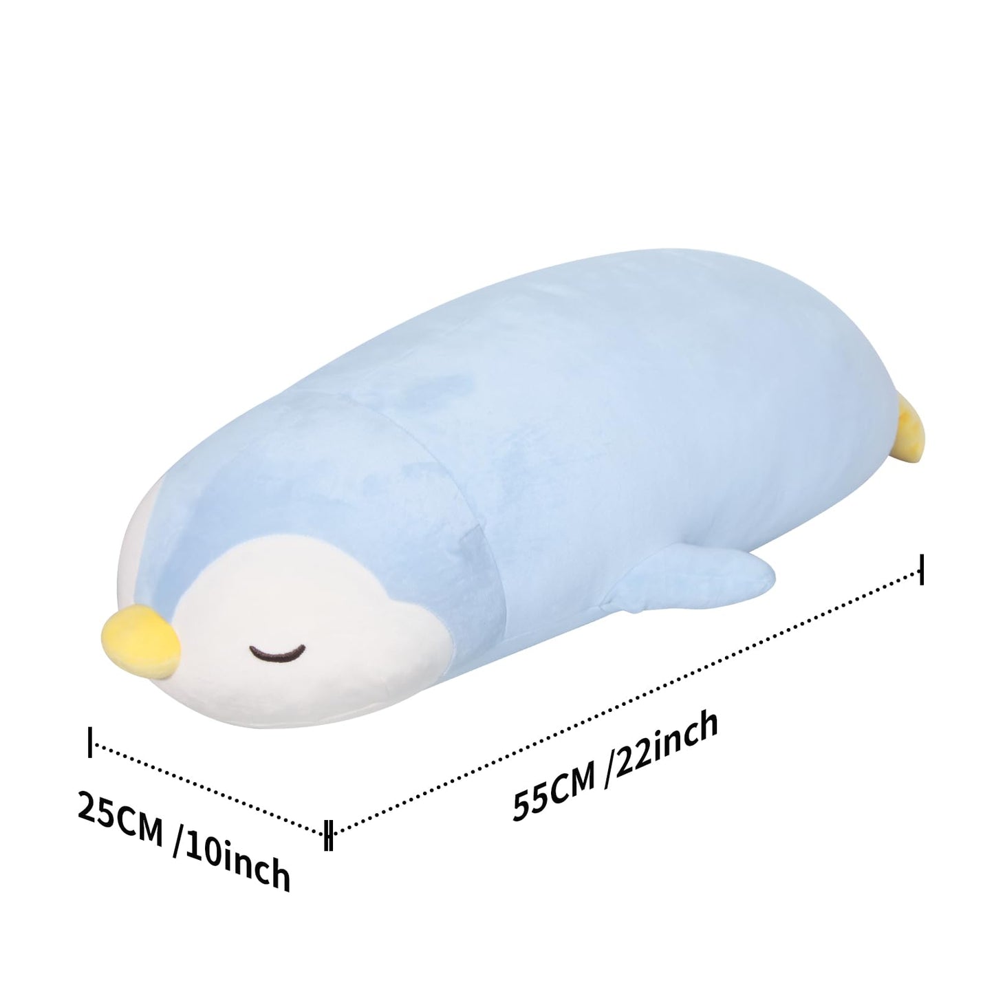 FFxiong 22-Inch Penguin Plush Pillow – Large Soft Body Toy for Kids