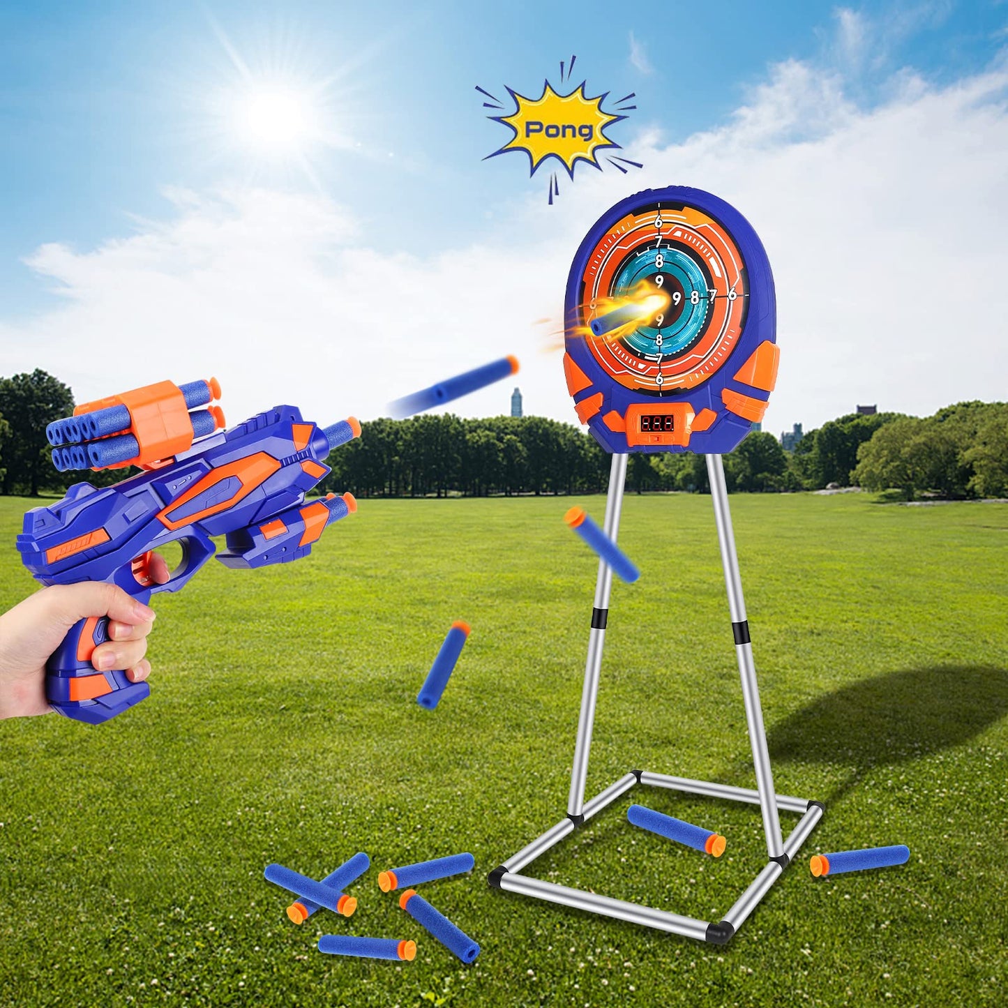 Fibevon Shooting Target for Nerf – Digital Touch Screen Scoring
