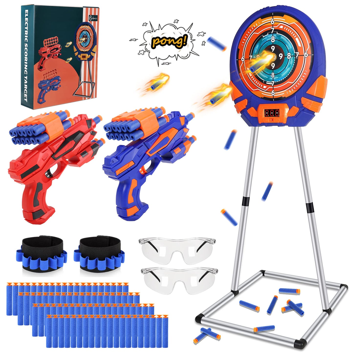 Fibevon Shooting Target for Nerf – Digital Touch Screen Scoring
