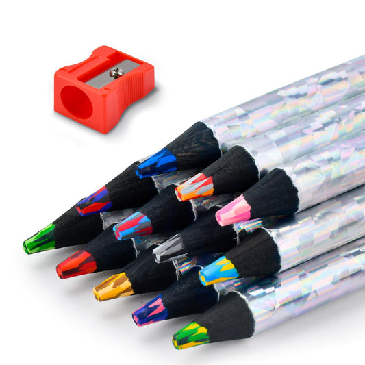 FilmHOO 12 Rainbow Colored Pencils – Easter Basket Stuffers & Arts & Crafts for Kids & Teens