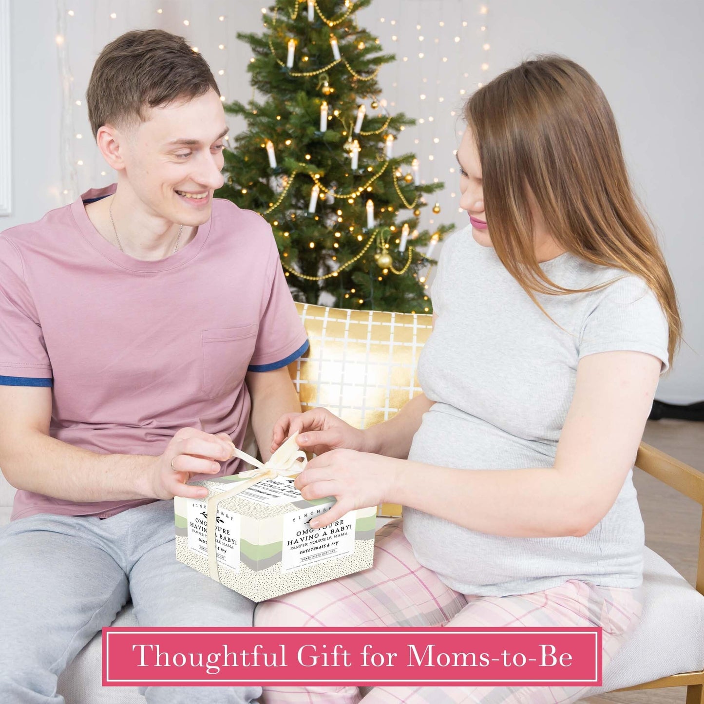 FinchBerry 3-Piece Gift Set OMG You're Having a Baby – Baby Shower & New Mom Care