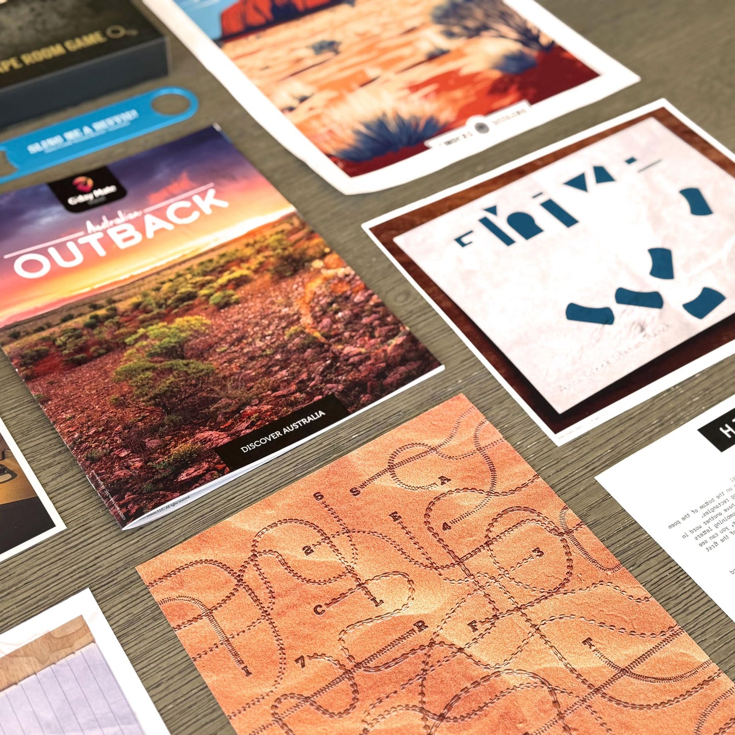 Finders Seekers Mystery Game | The Outback: Legends of Gold – Escape Room Style Puzzles for Date Night, Game Night & Solo Play