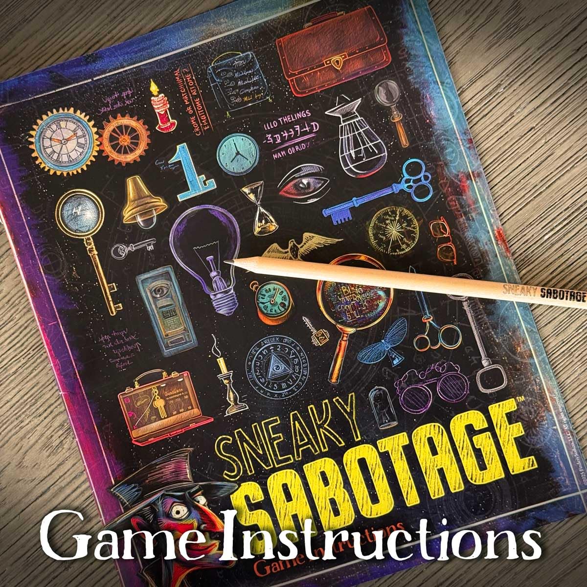 Sneaky Sabotage Party Game by Finders Seekers — Social Deduction & Puzzle Adventure