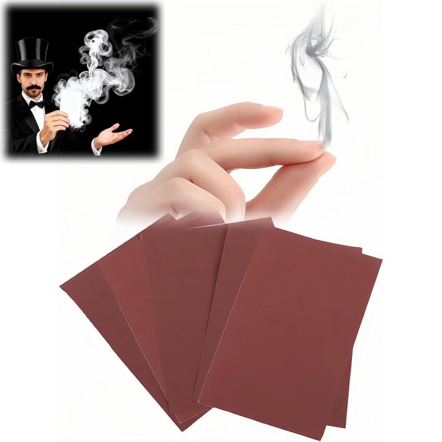 20Pcs Finger Smoke Magic Trick Set — Ultimate Close-Up & Halloween Magic Kit
