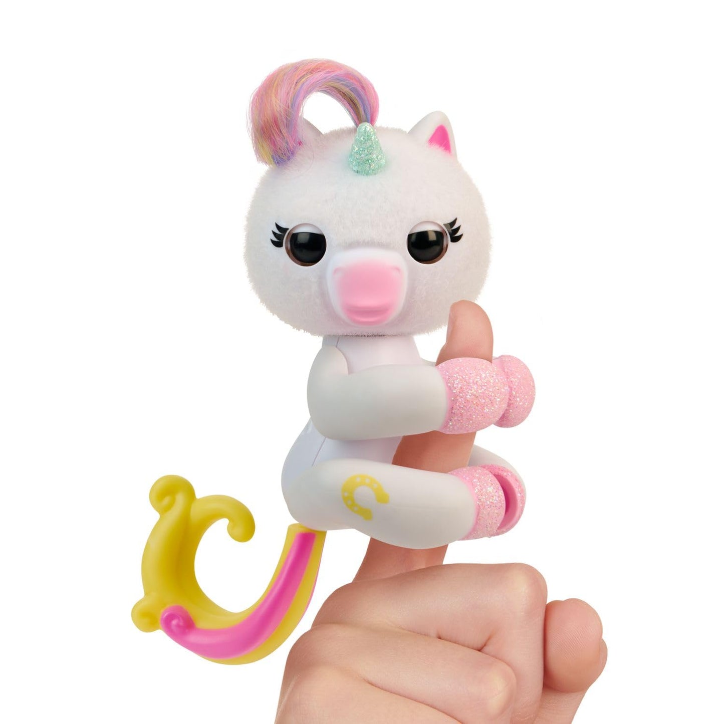 Fingerlings Lulu: Interactive Baby Unicorn on Your Finger - 70+ Sounds (White)
