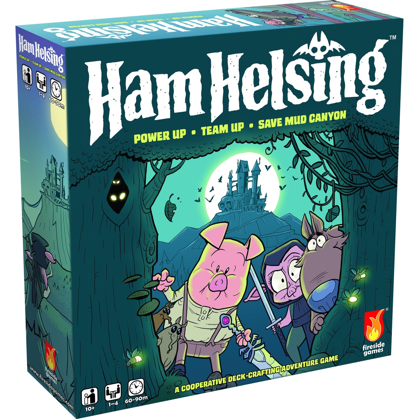 Ham Helsing – Cooperative Monster Adventure Board Game by Fireside Games | 1–4 Players, 60–90 Min