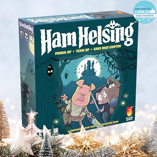 Ham Helsing – Cooperative Monster Adventure Board Game by Fireside Games | 1–4 Players, 60–90 Min