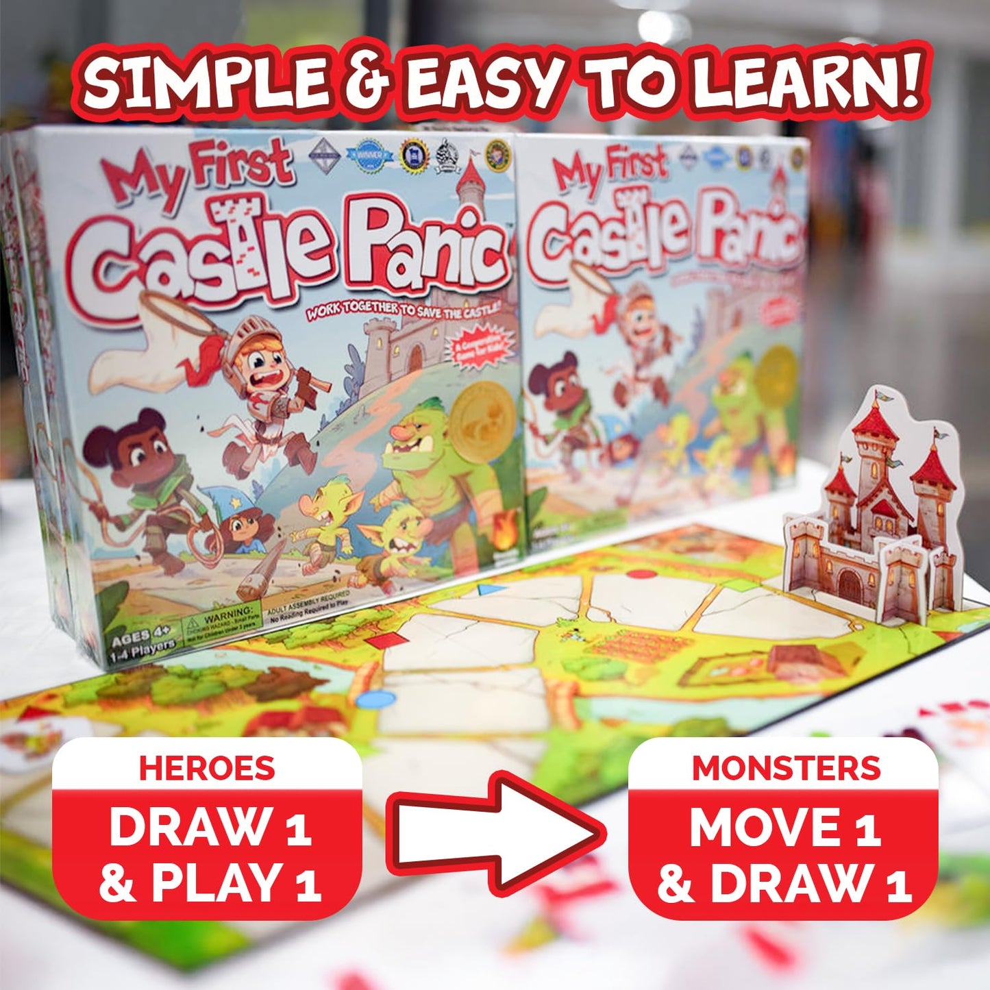 Fireside Games: My First Castle Panic – Cooperative Kids Board Game 4+