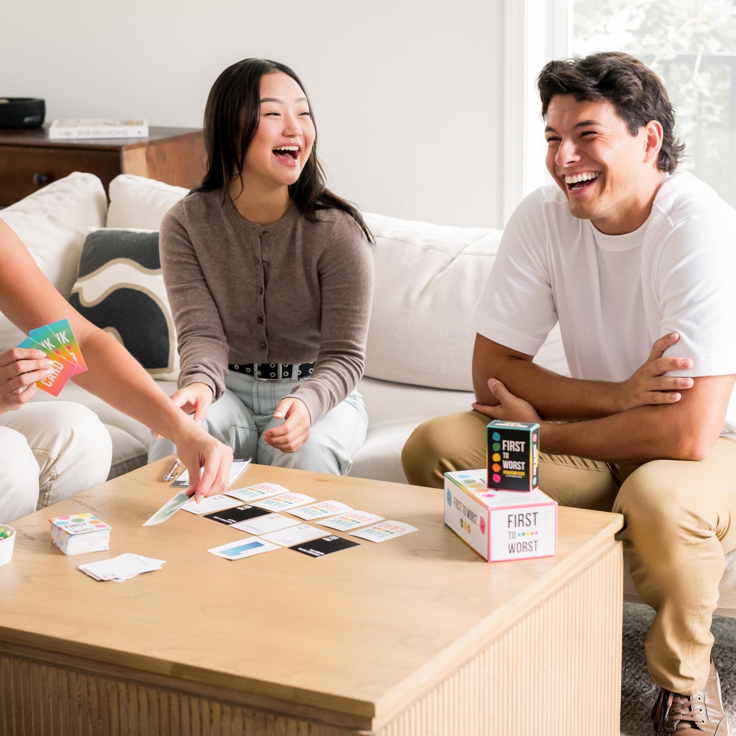 FIRST TO WORST Party Game + After Dark Set – Hilarious Ranking & Guessing Card Game for Friends & Family