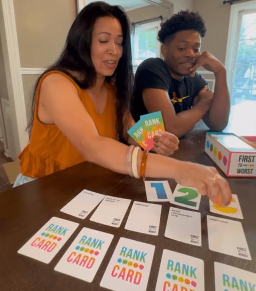 FIRST TO WORST Party Game + After Dark Set – Hilarious Ranking & Guessing Card Game for Friends & Family