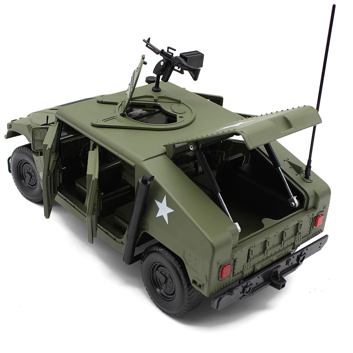 fisca 1/18 Scale Diecast Military Armored Vehicle Battlefield Truck