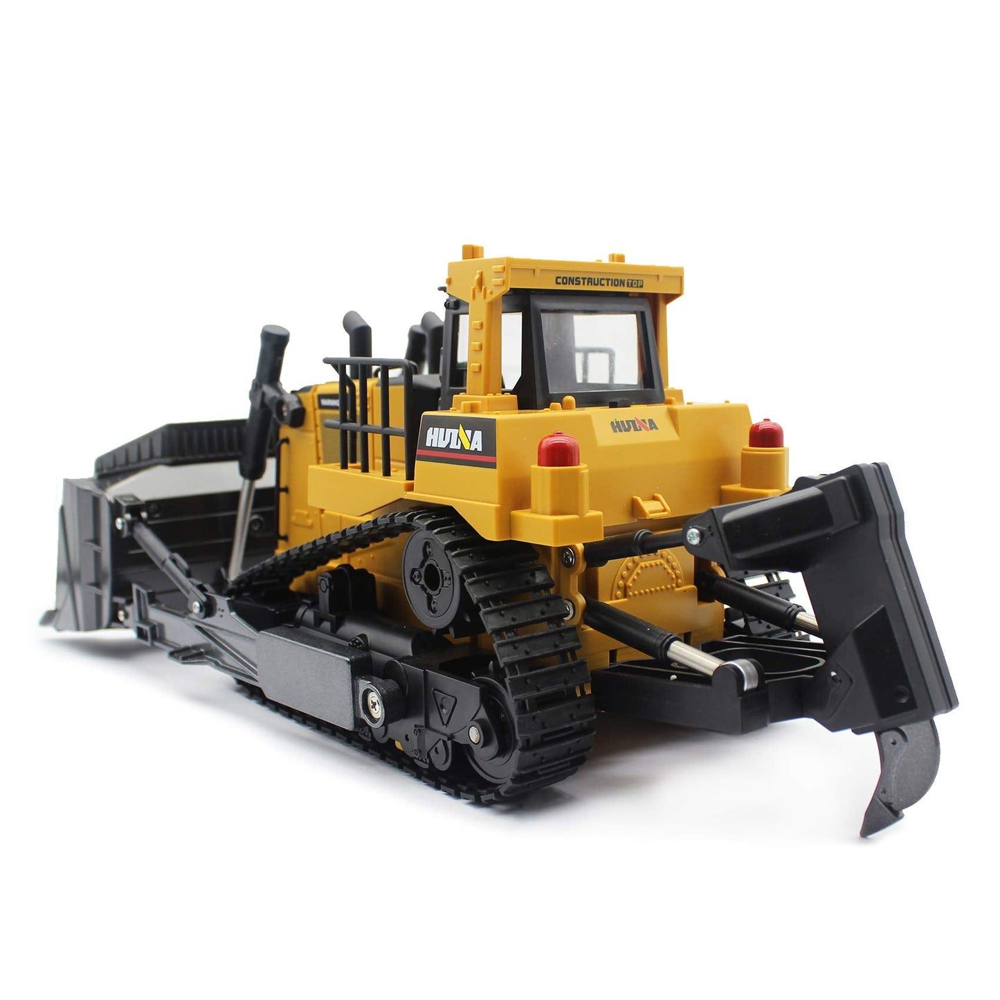fisca Remote Control Bulldozer RC 1/16 – 2.4GHz 11-Channel Front Loader with Lights & Sound