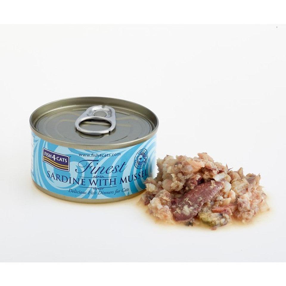 Fish4Cats Finest Sardine With Mussel BUY 9 GET 1 FREE!