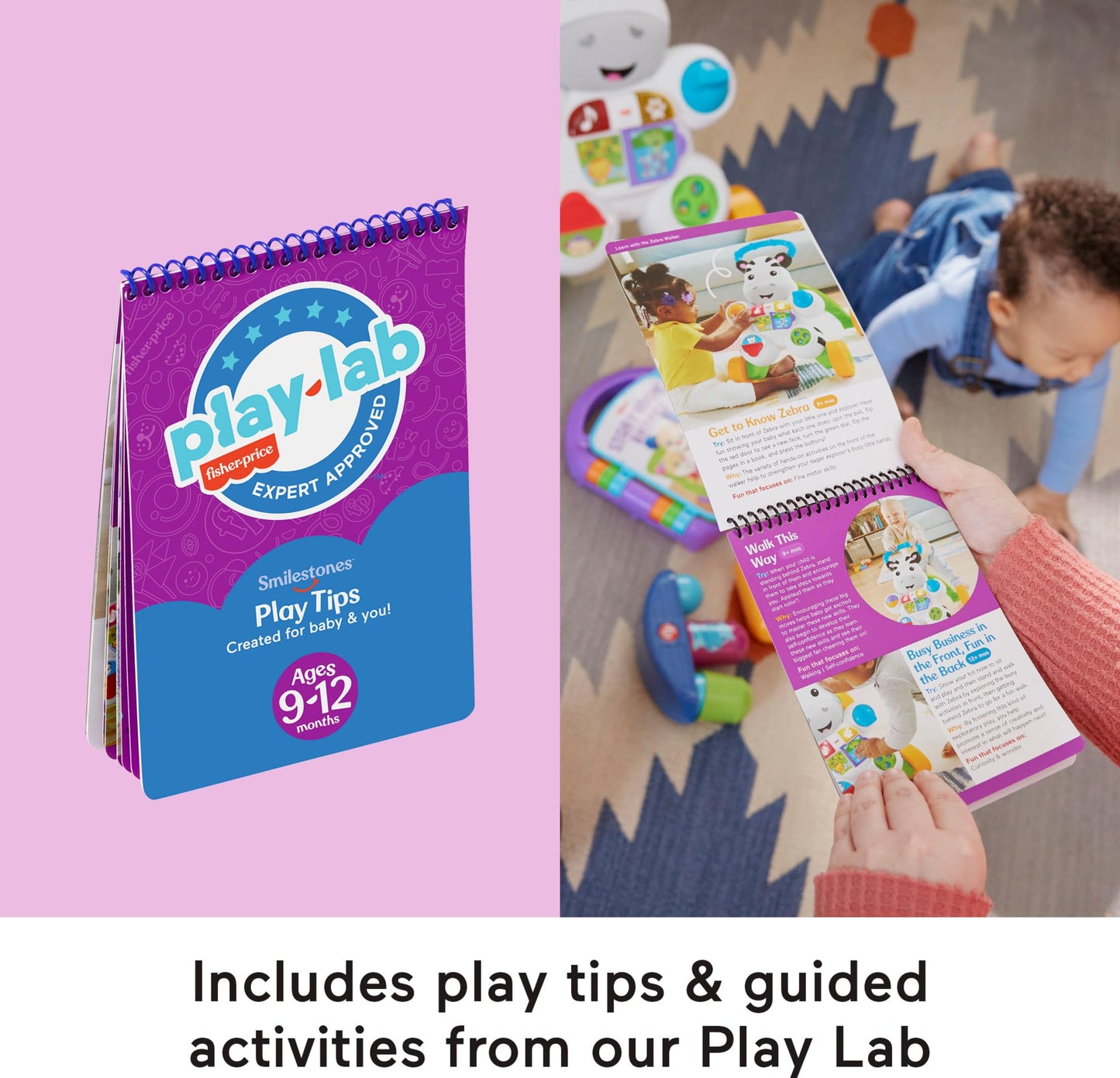 Fisher-Price Lets Walk and Talk Gift Set | Developmental Toys & Activity Guide for 9+ Months