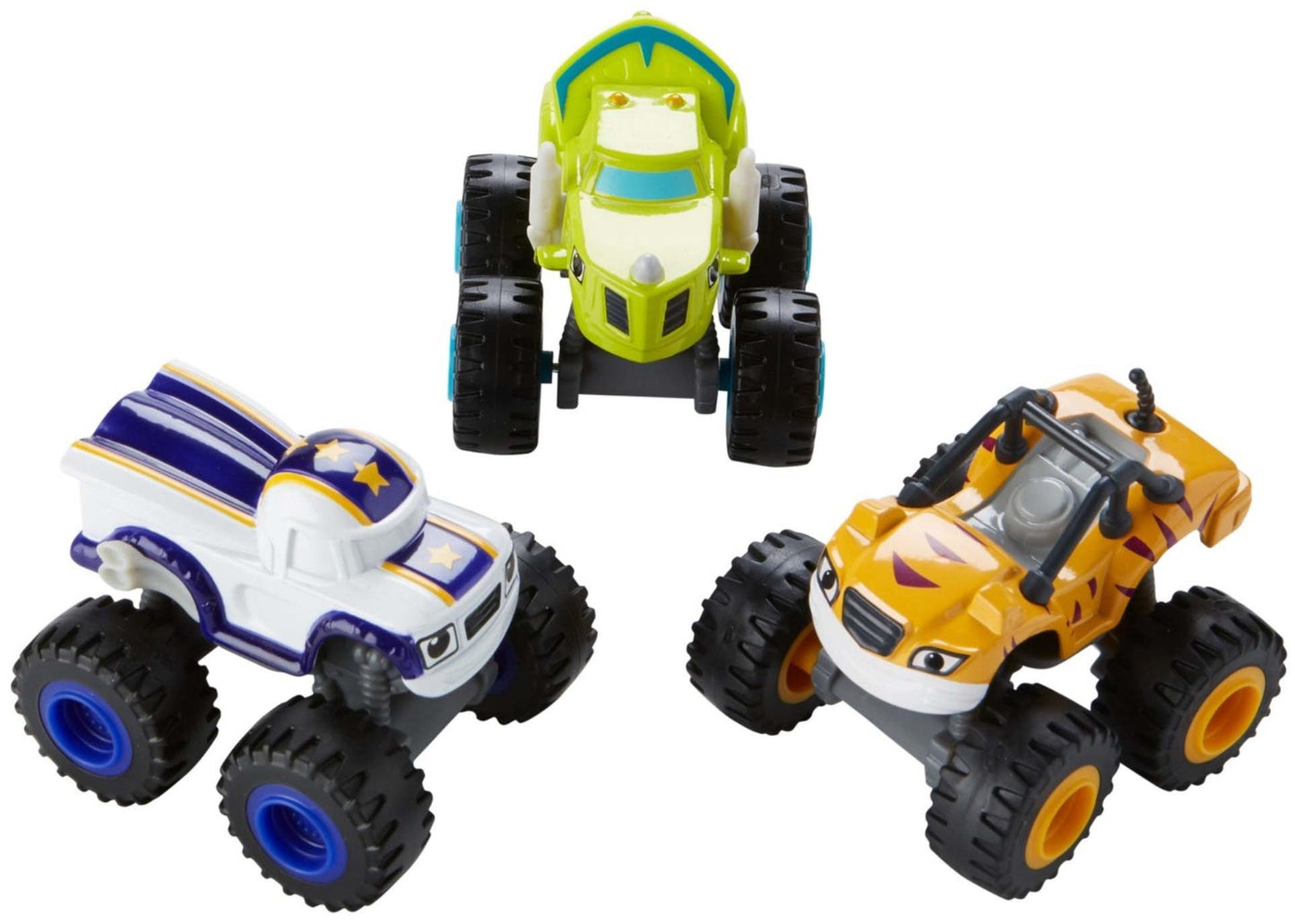 Fisher-Price Blaze & The Monster Machines 3-Pack Die-Cast Pack #2 – Darington, Stripes & Zeg