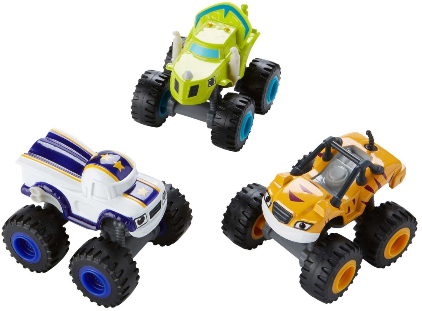 Fisher-Price Blaze & The Monster Machines 3-Pack Die-Cast Pack #2 – Darington, Stripes & Zeg