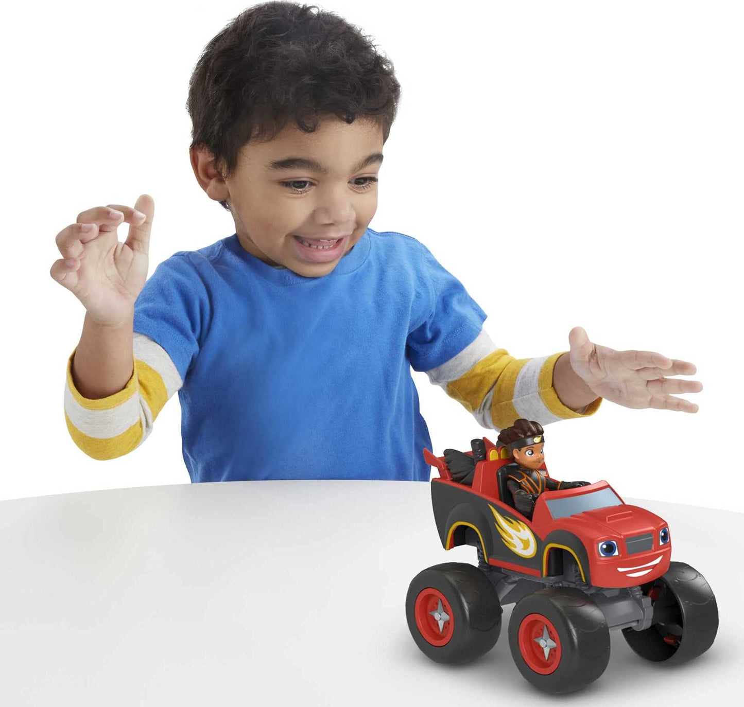 Fisher-Price Blaze & the Monster Machines Ninja AJ Truck & Figure Set — Preschool Racing