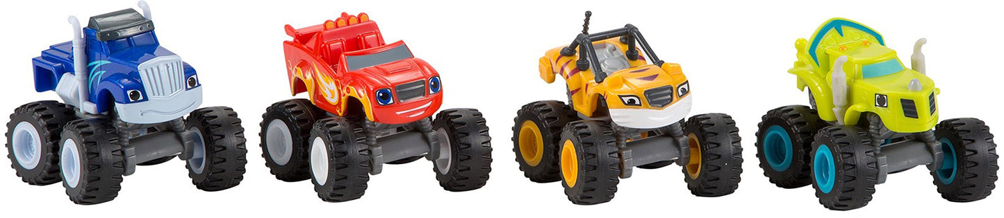 Fisher-Price Nickelodeon Blaze & The Monster Machines 4-Pack – Blaze & Friends Vehicles