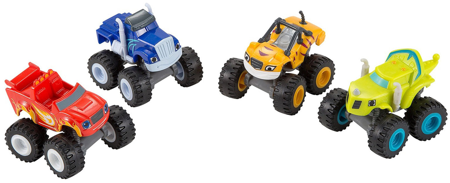 Fisher-Price Nickelodeon Blaze & The Monster Machines 4-Pack – Blaze & Friends Vehicles